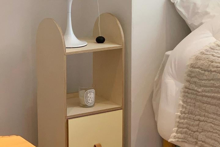 아치 레더 로우 쉘프, 원목선반 캐비넷 수납장