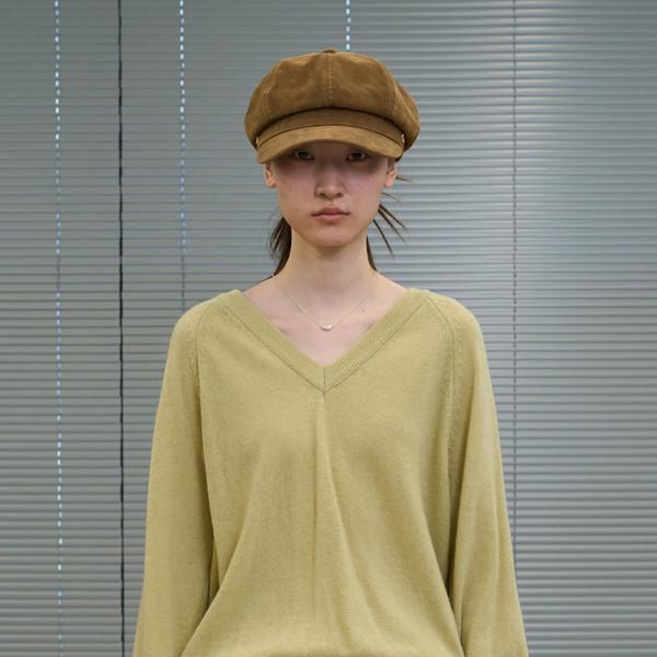 Basic V-neck Color Knit (Butter)