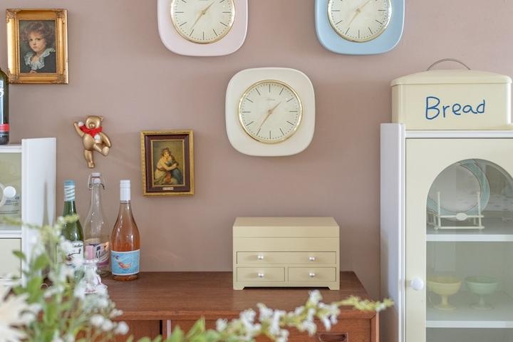 빈티지 스퀘어 인테리어 벽시계 ver.2