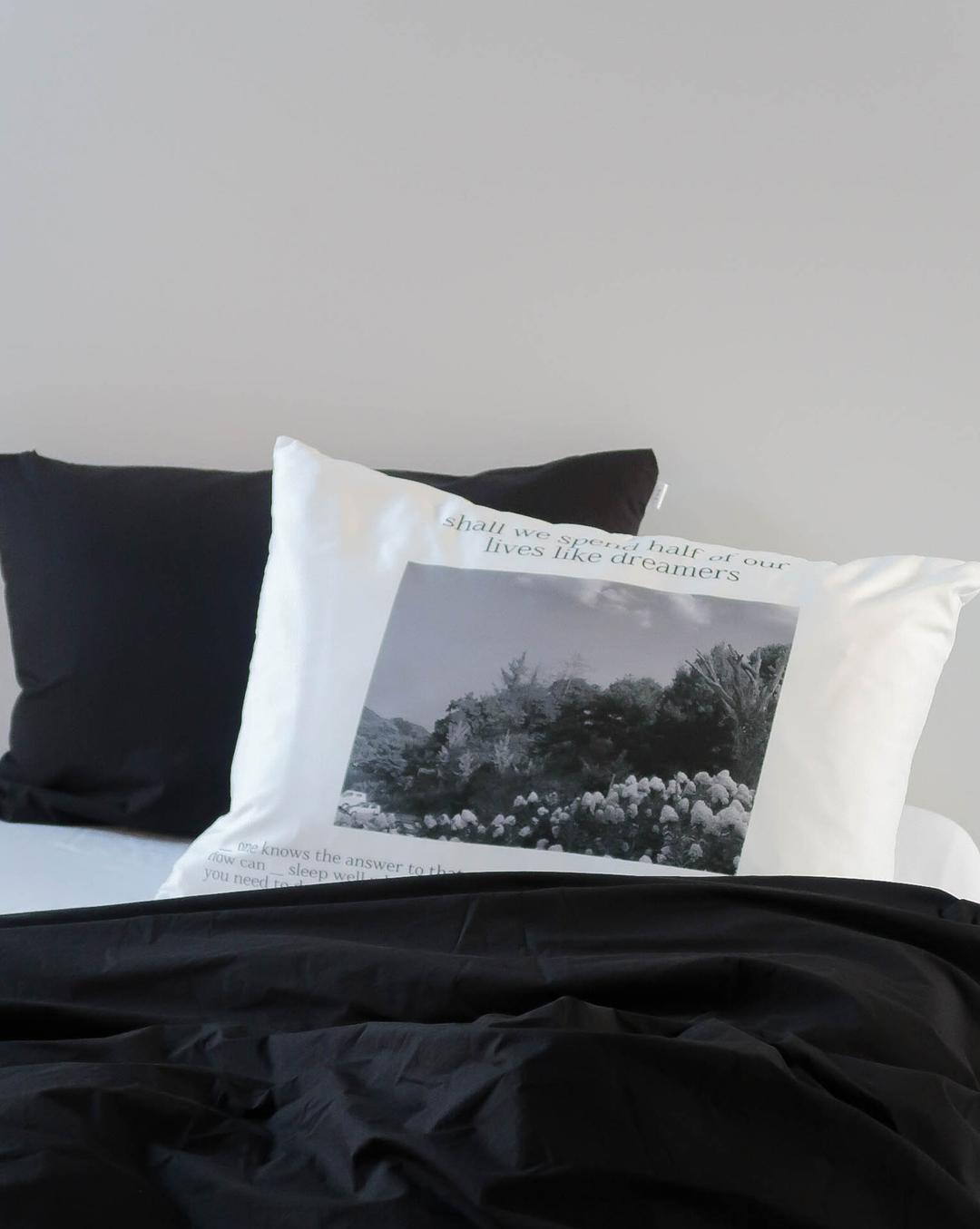 [made] noon flower pillow cover