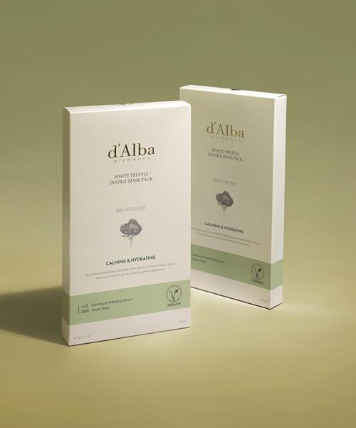 달바 화이트 트러플 더블 마스크팩 [진정/보습] 2BOX (8매입)
