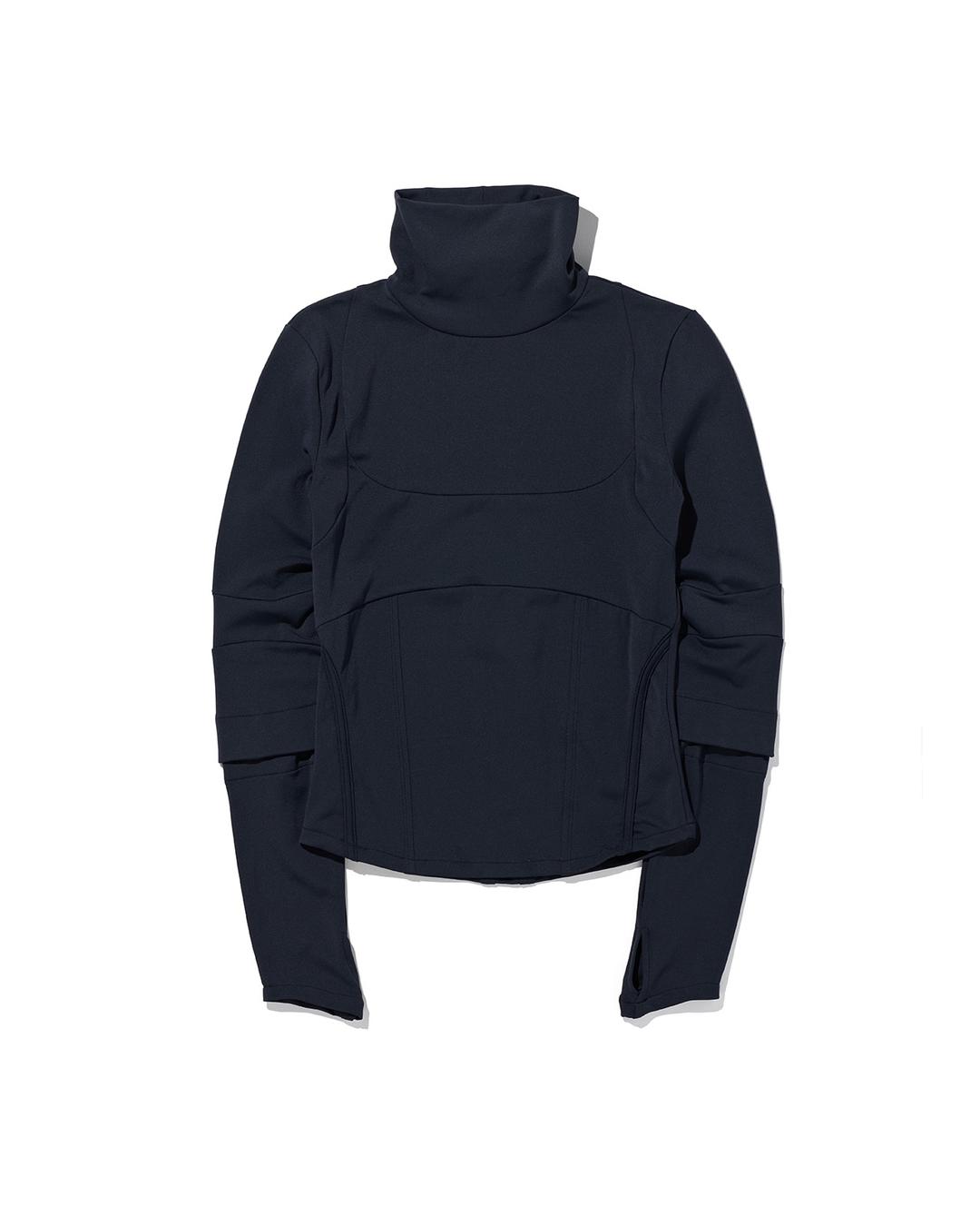 CONTOUR SEAM TOP_BLACK