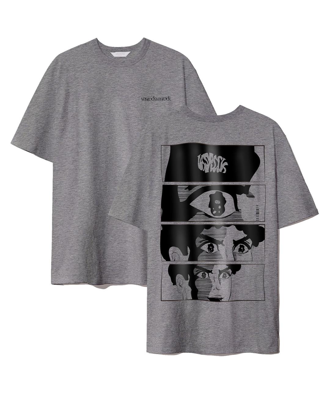 Close-up sketch Short Sleeve Misty Rock