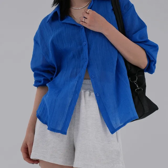 [6 color] 제이로 루즈핏 거즈 남방