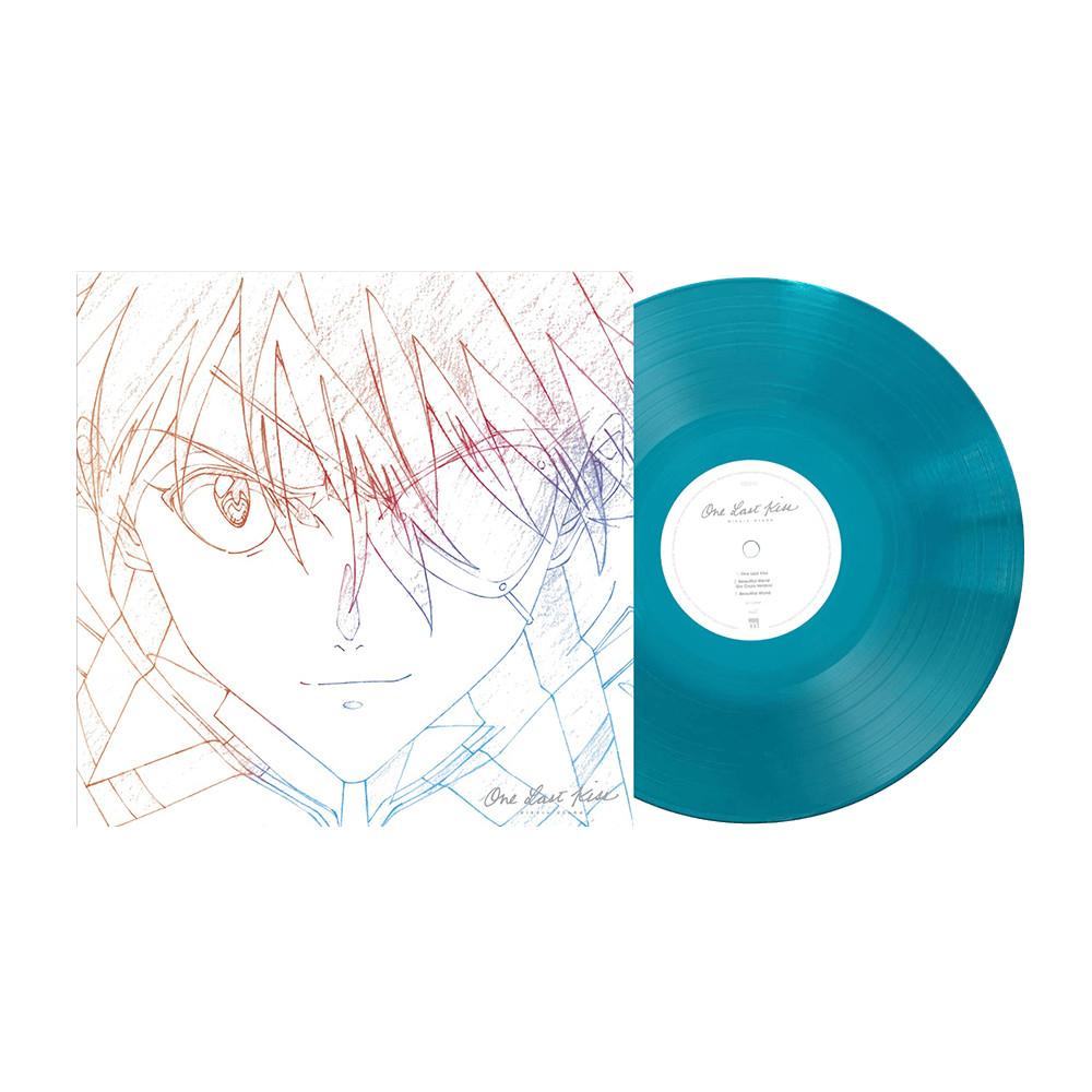 Utada Hikaru - One Last Kiss LP 우타다 히카루 신 에반게리온 극장판 Crystal Blue Vinyl