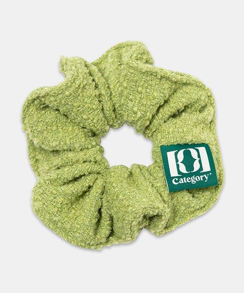 TWEEDY SCRUNCHIE_SOFT GREEN