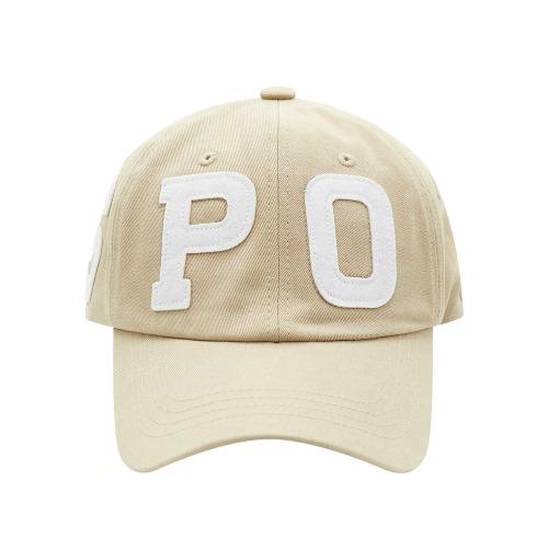 SPOT EMBLEM PATCH BALL CAP (BEIGE)