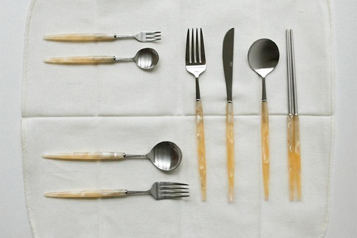 제이드 패턴 디너 커트러리 - 숟가락