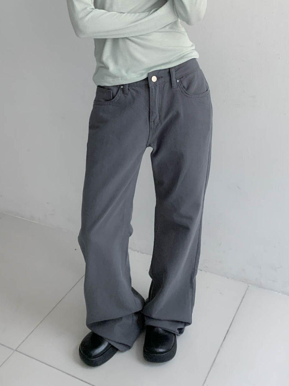 샵오르 코튼 미드 부츠컷팬츠 (3colors)