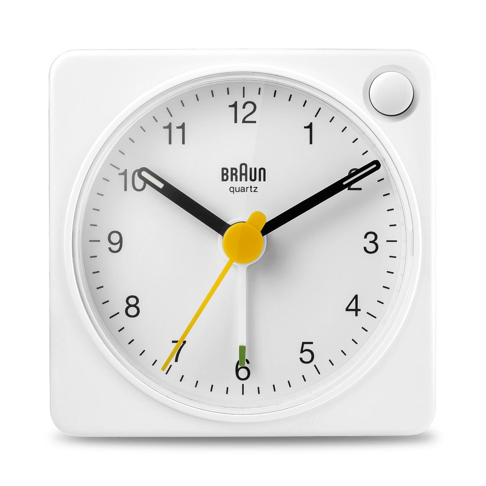 브라운 BC02XW 아날로그 무소음 탁상용 알람시계