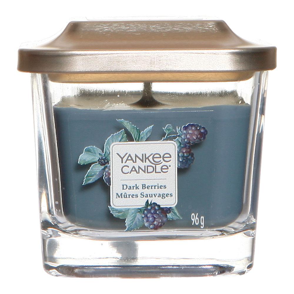 다크 베리스 엘레베이션 스몰 96g 양키캔들 사각 유리 향초
