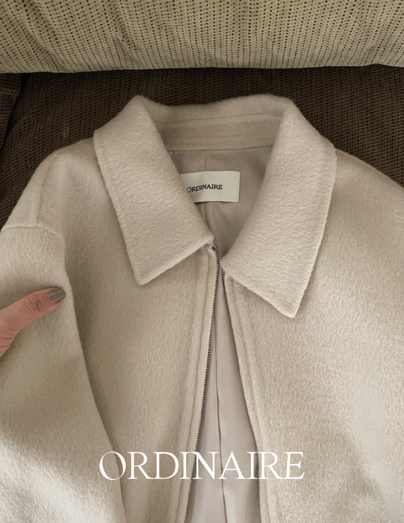 가내스라 [🔥울자켓][WOOL100%][이중지원단] 로제 핸드메이드 집업 자켓 (2color)