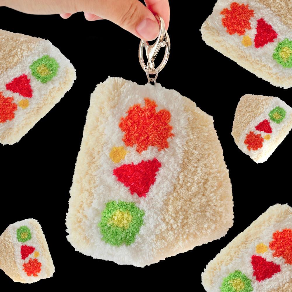 [샌드위치 프레스] 퐁신한 후르츠 산도 키링