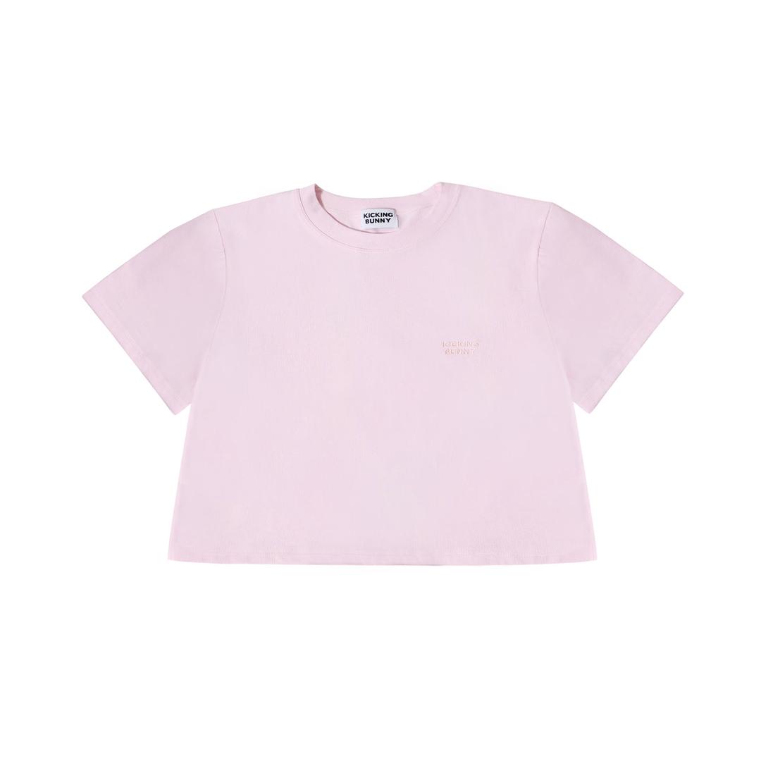 Bunny Crop T-shirt [Light pink]
