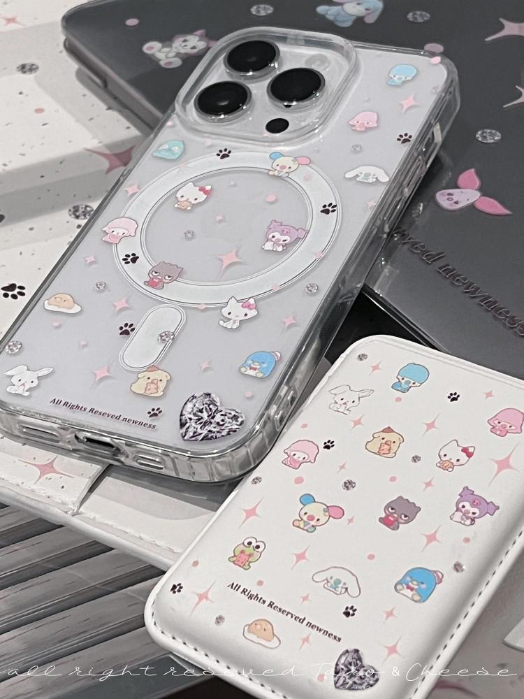 수심 Starry Card Case 아이폰 스테리 카드 케이스 맥세이프 지갑 별 y2k