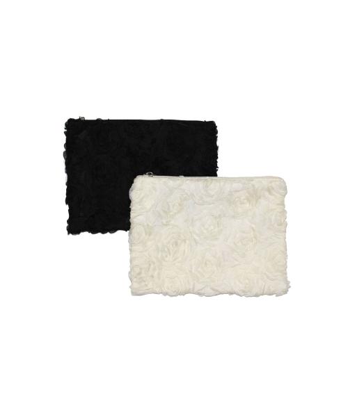 로즈 플로럴 지퍼 파우치 Rose Floral Zipper Pouch (2size)