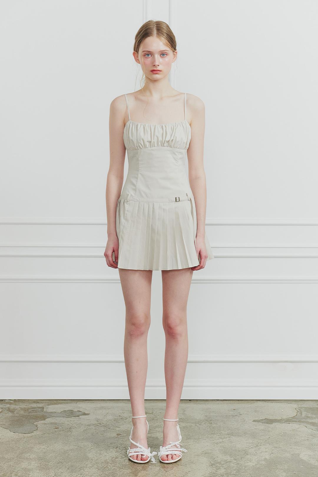 [5/9~] WENDY SHIRT DRESS beige