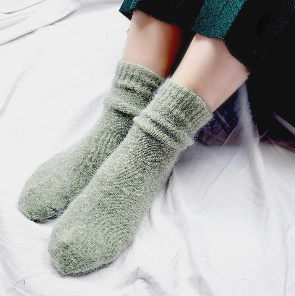 도나티삭스 앙고라 중목 여자 남자 두꺼운 도톰한 패션 기모 울양말