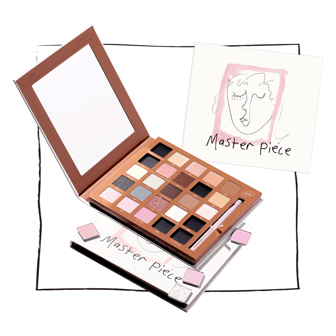 [투크X한예롤 작가 에디션] 원 바이 제뉴인 마그네틱 섀도우 25구 팔레트