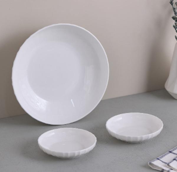 [리퍼] 리빙아트 동양도자기 디너접시 3P