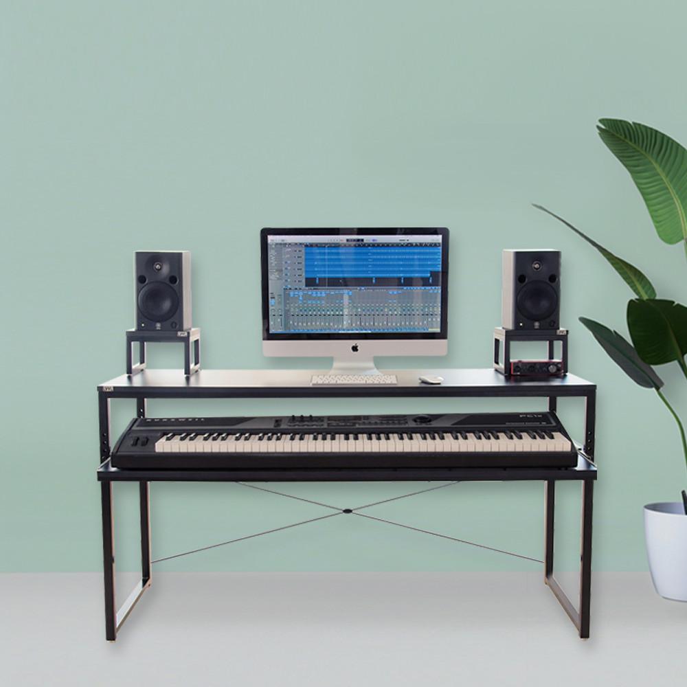 LYYL 미디책상 건반 책상 미디 데스크 블랙 MD1560B