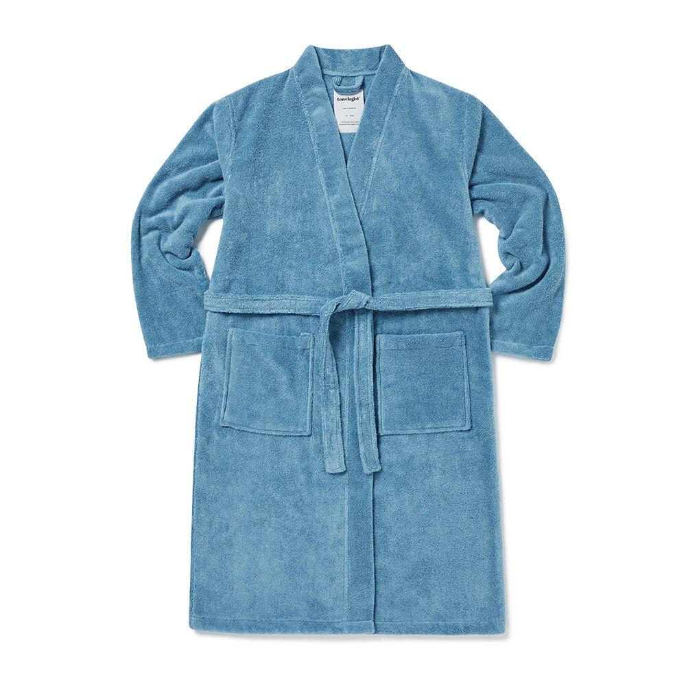 [선물포장] 프리미엄 샤워가운 아쿠아 블루 Medium Weight, Free size