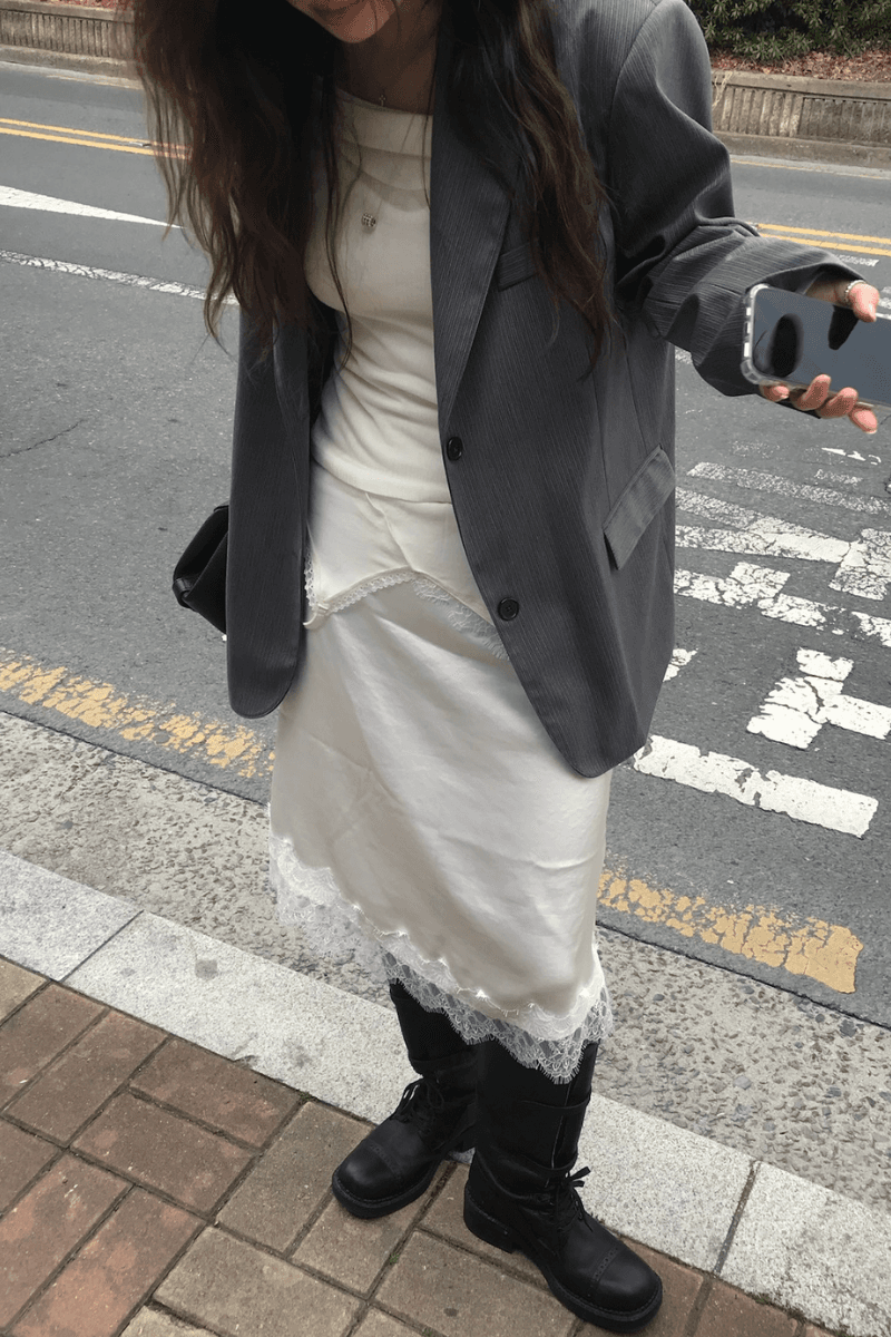 아로 원피스 (아이보리)