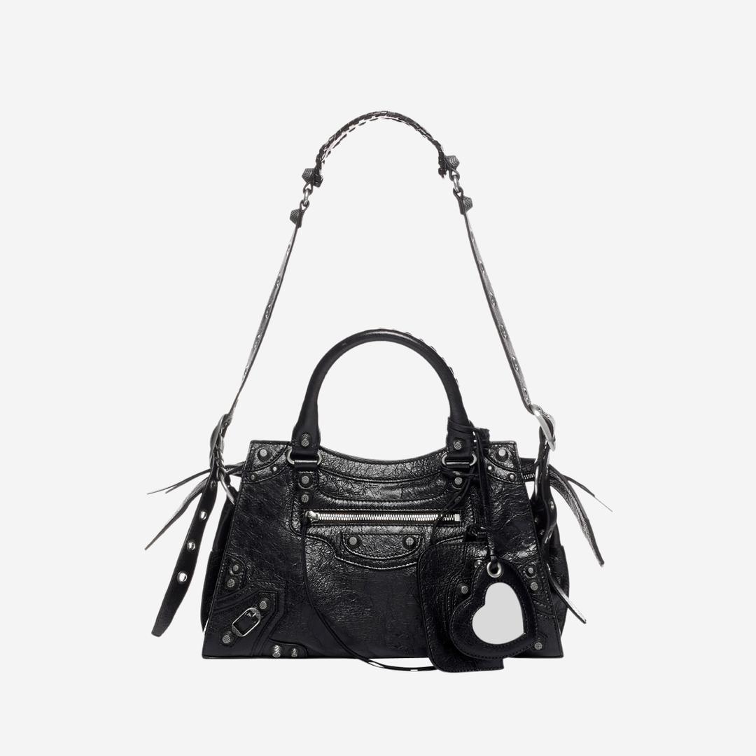 Balenciaga Neo Cagole City Small Handbag Black