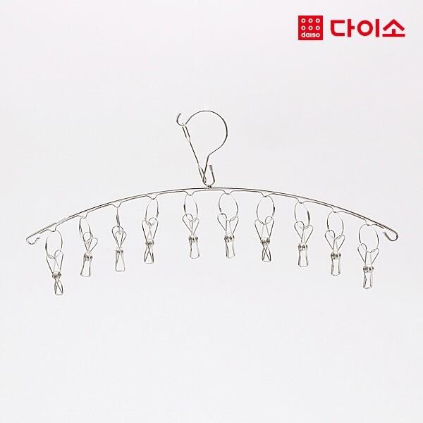 [다이소]올스텐 옷걸이형 빨래집게10P-1017380