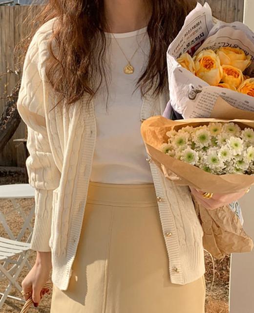 슬로우비 엠마 가디건 (3col) slowb