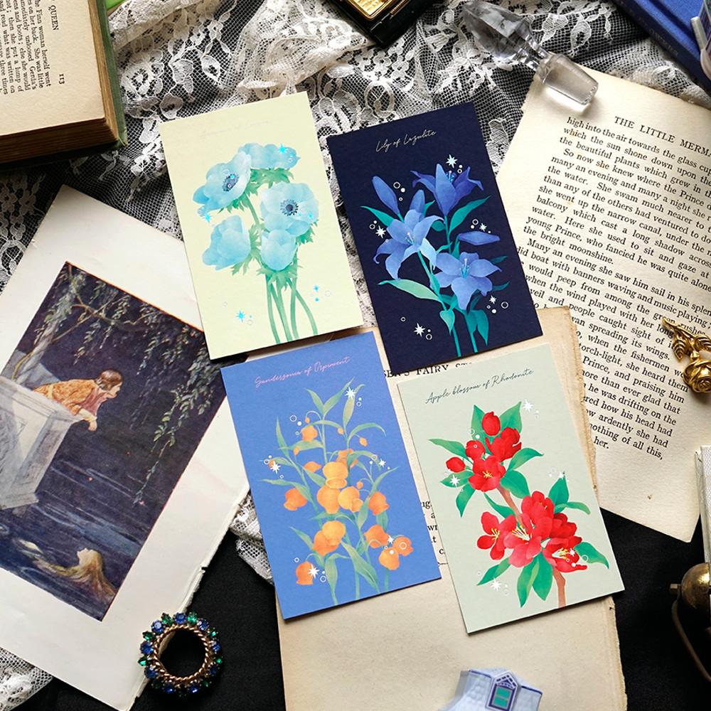 [김래곤] 꽃의 기록 엽서 세트 ver.1