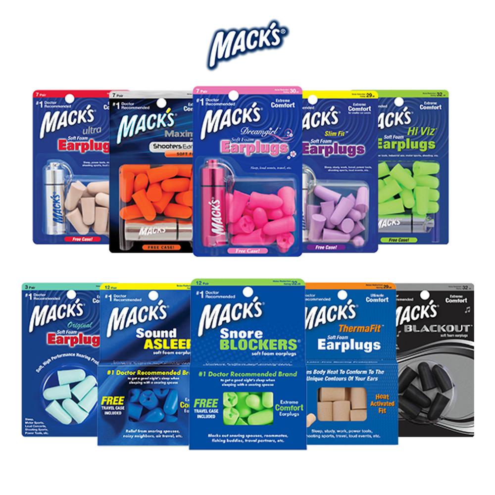 맥스 소프트폼 소음방지 귀마개 떨마핏 벌크 5쌍 수면 소음차단 청력보호 이어플러그