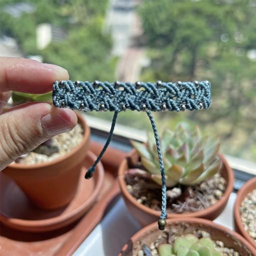 Only 1 한정 ! 여름파도 잔물결 마크라메 팔찌