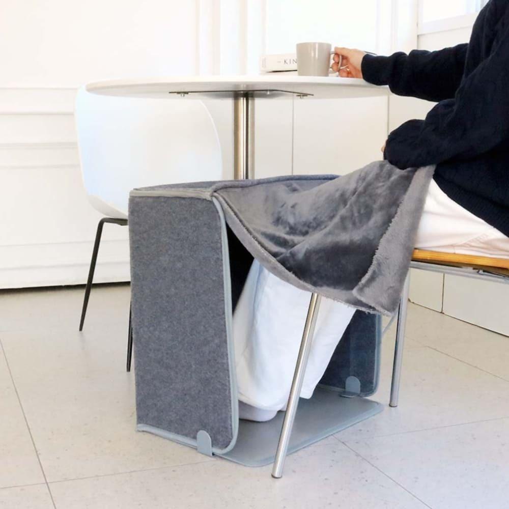 담요달린 파티션 발난로