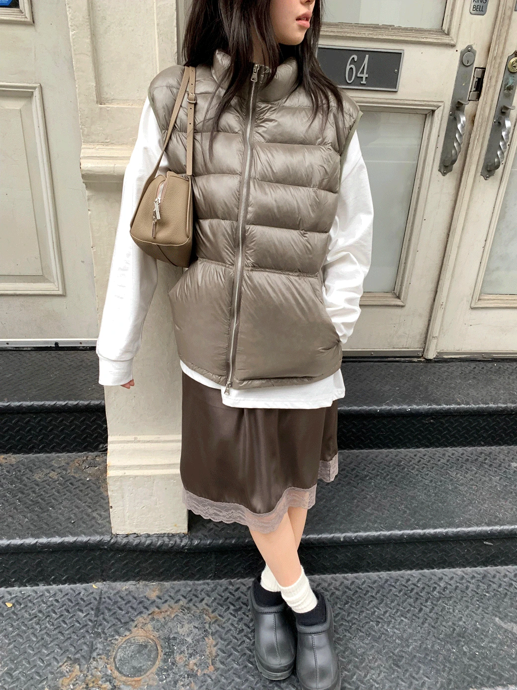 DM. Silky Mood Midi Skirt