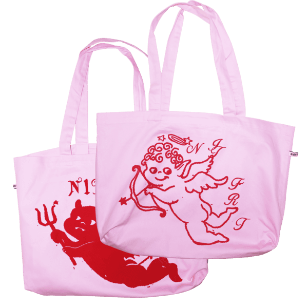 ANGEL & DEVIL BAG (BABY PINK)