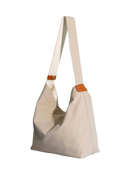 코튼 어저스트 에코백- 오트밀