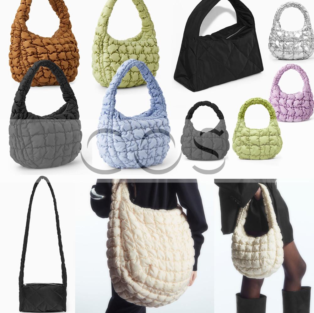 [당일발송] COS 코스 퀼티드 미니백 초미니 마이크로 식빵백 구름백 메신저 오버사이즈