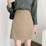 스판짱 A라인 미니 스커트 ADD COLORS_유라타임