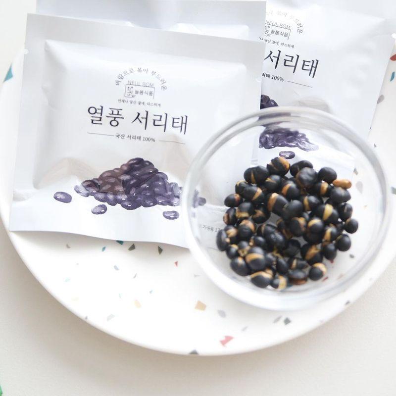 늘봄식품 국산 볶음 서리태 볶은 검은콩 검정콩 200g