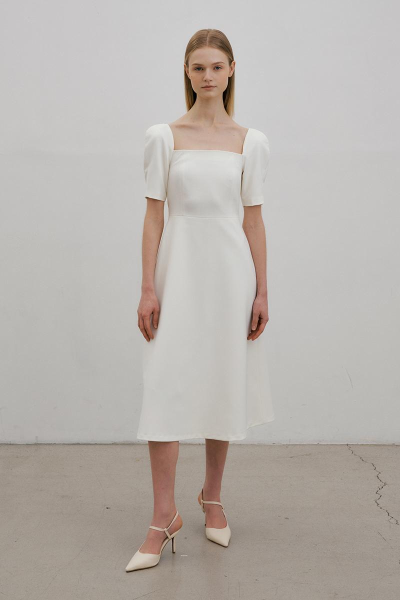 [2차 재입고]Classic Square One piece (ivory)