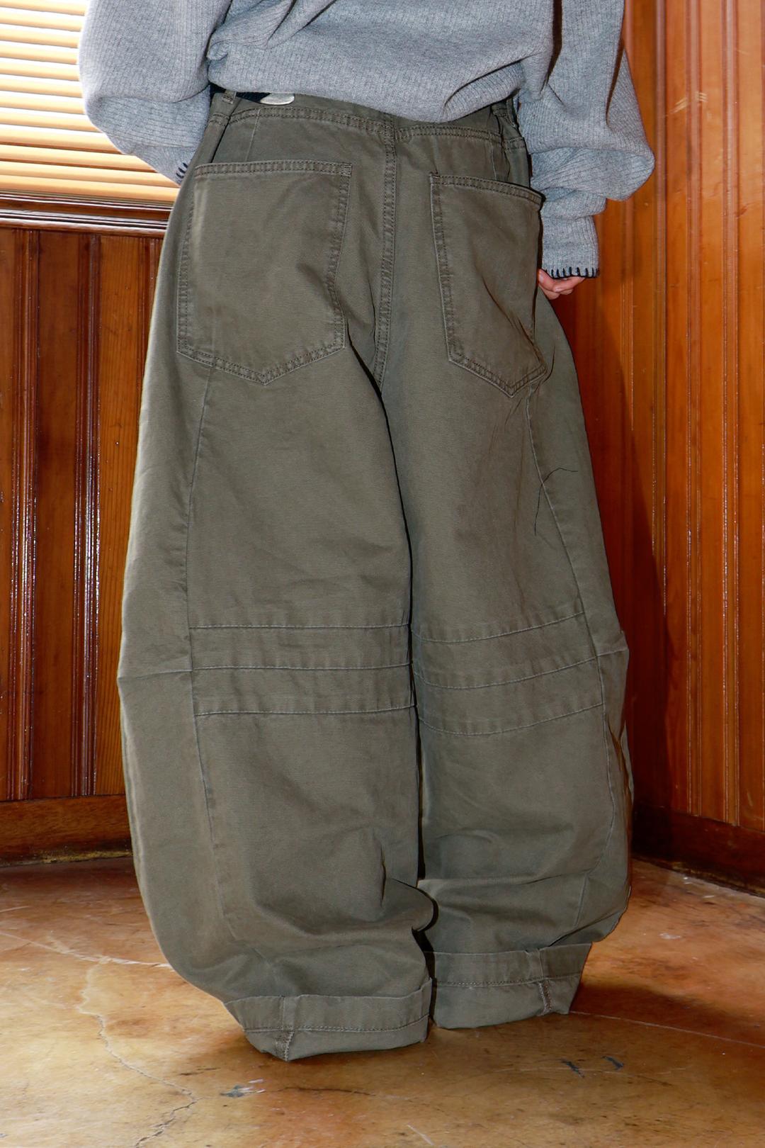 다잉 멀티 절개 벌룬팬츠