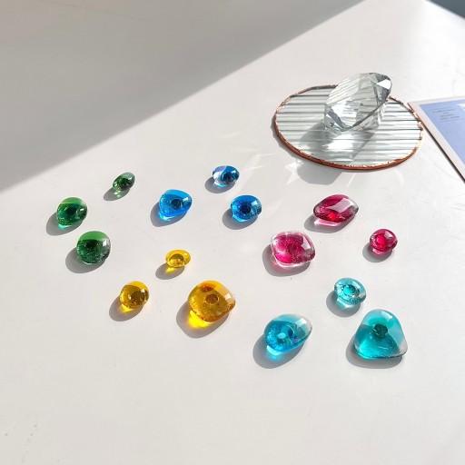 [마그넷] 투명한 유리 마그넷_냉장고 자석