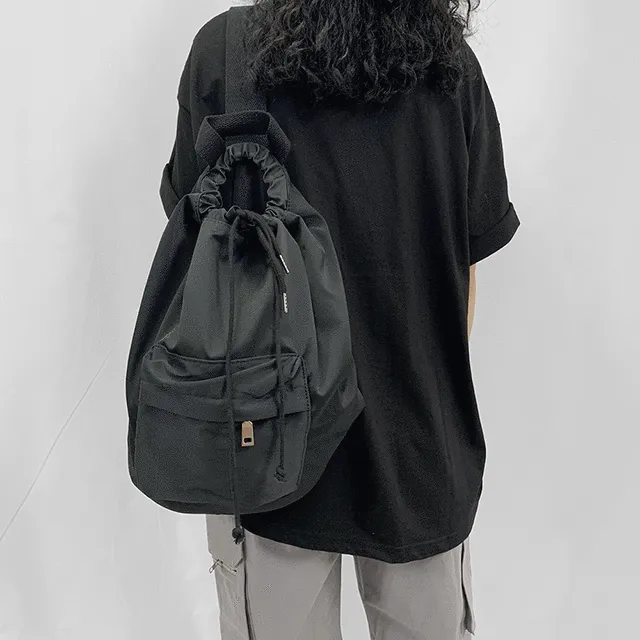 [당일발송/1+1할인] 복조리 데일리 크로스 백팩 숄더백 2color 아이보리, 블랙