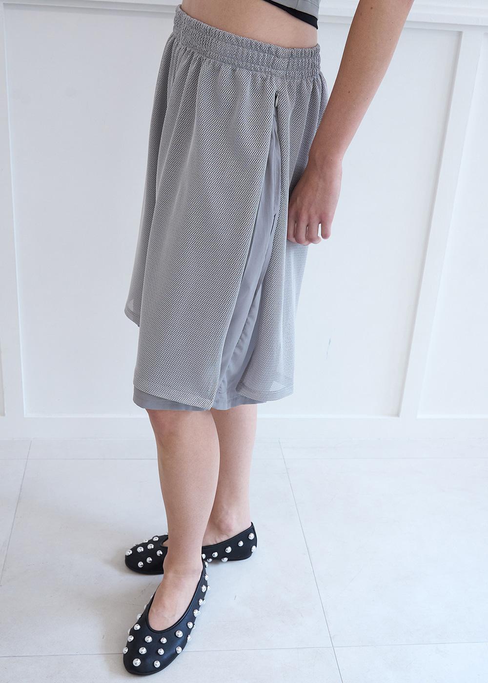 mash bermuda pants_gray