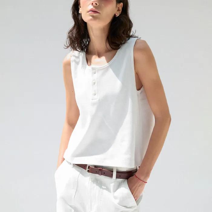 [6/26 예약배송] Rory henly sleeveless_off white