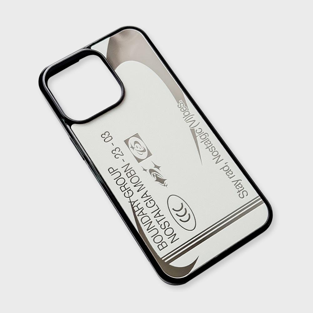 Nostalgic Vibes Bumper Mirror Phone Case