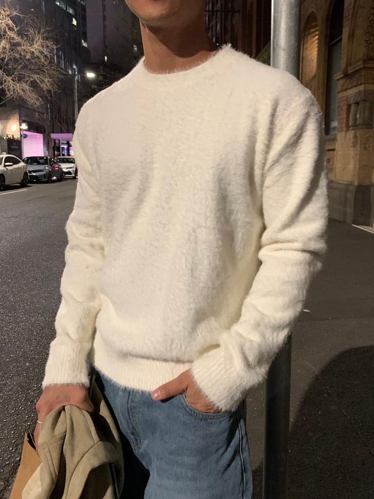 vany angora knit (7C) - 남자니트 앙고라니트 봄가을겨울