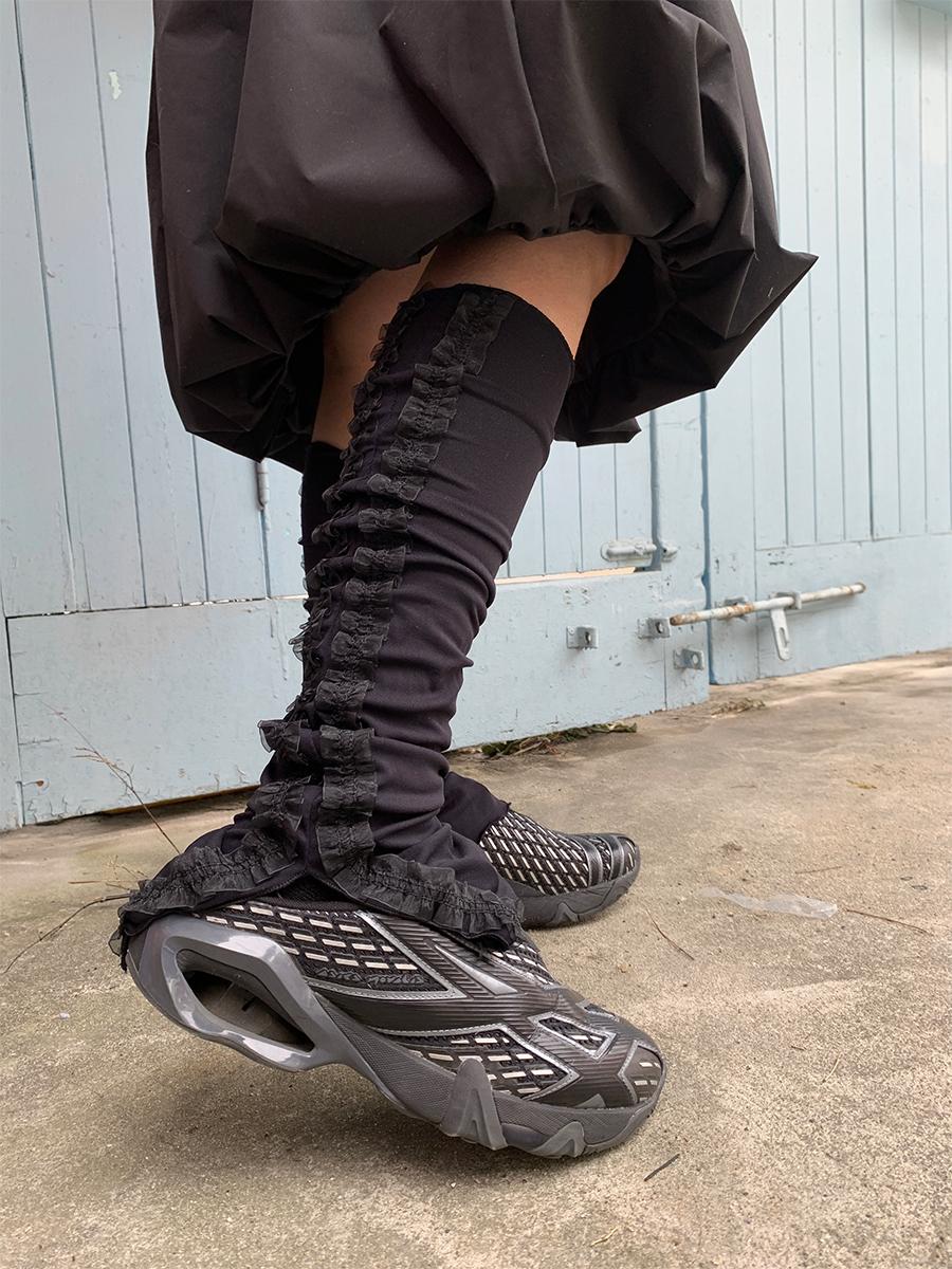 Lace leg warmer (3color)