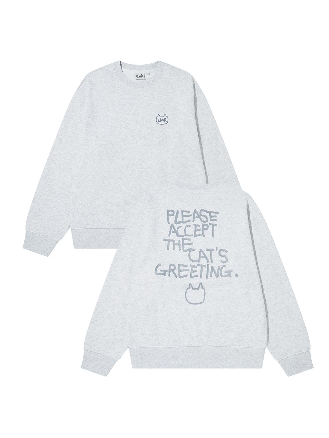 고주파로고 베이직 맨투맨 OATMEAL